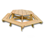 שולחן פיקניק מחומש גדול
